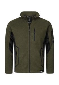 Флисовая куртка-жакет Rock Creek, темно-зеленый