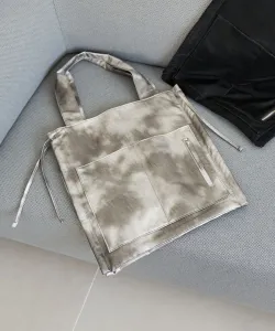 Сумка-тоут с перегородкой на завязках Coen, цвет Silver