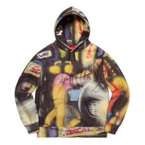 Толстовка x lady pink hooded sweatshirt 'multi-color' Supreme, мультиколор