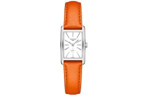 DolceVita Collection Кварцевый механизм Женские часы 20,8*32 мм Белый циферблат Корпус из нержавеющей стали Кожаный ремешок LONGINES