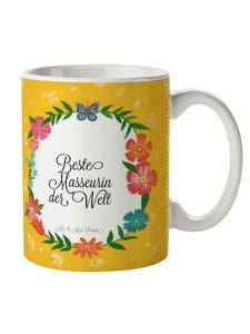 Кружка с надписью массажистка: Нет дальнейших подробностей. Mr. & Mrs. Panda