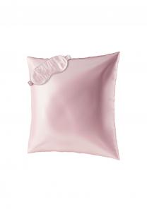 Наволочка Ailoria Beauty Sleep с маской для сна, 80x80 см, розовый