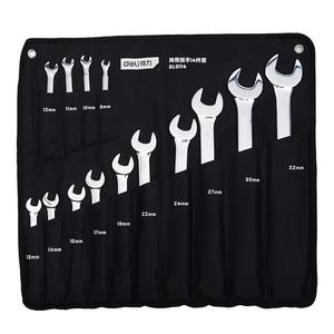 Электроинструменты, набор зеркальных двойных ключей из 14 предметов DL0114 (8–32 мм) Deli