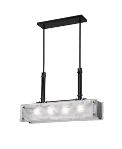 Люстра Assunta 4 лампы Cwi Lighting, black
