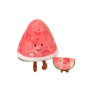 Симпатичный утонченный мультяшный креативный летний полуспелый арбузный куколка плюшевый брелок 23см/45см высота PUDOWRABBIT