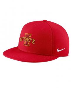 Мужская приталенная бейсболка Cardinal Iowa State Cyclones Aero True Baseball Performance Nike