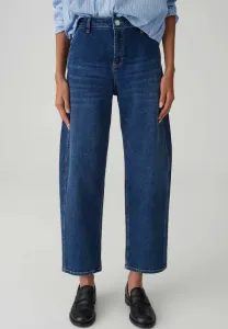 Средняя посадка, бочкообразный крой, широкие штанины Opus, Mid Flowy Blue