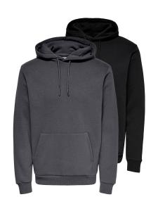 Only & Sons Толстовка 'Ceres' в дымчато-сером цвете