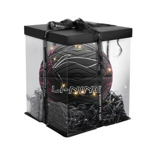 LINING Баскетбольный мяч China PU тренировочный, цвет cool black, размер 7