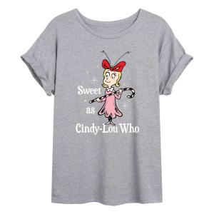 Футболка оверсайз с рисунком Dr. Seuss Cindy-Lou Who для юниоров Licensed Character