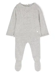 Костюм фактурной вязки Patachou, серый