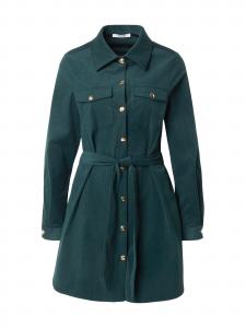 ABOUT YOU Платье-рубашка 'Farina' в темно-зеленом цвете