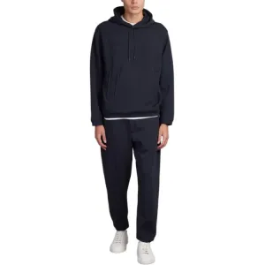 Спортивные штаны с зауженным низом EMPORIO ARMANI, темно-синий