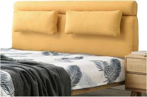 Подушка-подголовник для кровати LIANGJUN без изголовья, мягкая подушка для чтения, большая льняная подушка для кровати, гостиничная, моющаяся (Цвет: D, Размер: 120x60x10 см) CHIAPERINI