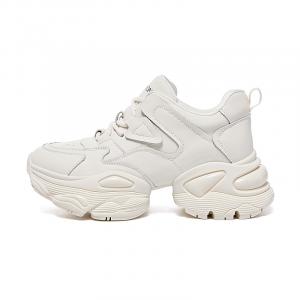 Низкие массивные кроссовки женские HARSON, экрю