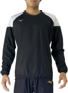 Футболка Mizuno P2ME7070 Piste для футбола, черный