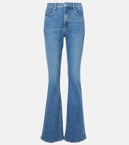 Расклешенные джинсы Beverly с высокой талией Veronica Beard, Sedona River