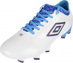 Мужские футбольные бутсы Umbro Velocita III Premier для твердого грунта, белый/синий