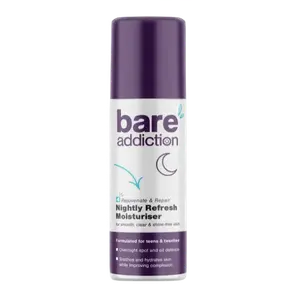 Увлажняющий ночной крем с ниацинамидом, для жирной и проблемной кожи, 50 мл Bare Addiction