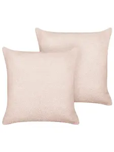 Декоративная подушка Beliani 2er Set Deko LEUZEA, розовый