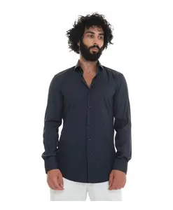 Рубашка с раздвинутыми ногами П-Хэнка Hugo, синий