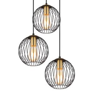 Подвесной светильник Globo Lighting Eusebius I, железо - 3 пламени