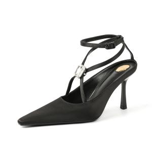 Bamiti Женские туфли на высоком каблуке черные, цвет Black