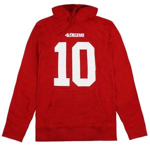 Толстовка Fanatics NFL San Francisco 49ers Джимми Гаропполо 10 Fanatics, красный