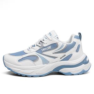 Кроссовки мужские толстые низкие Swinsger, белый/синий