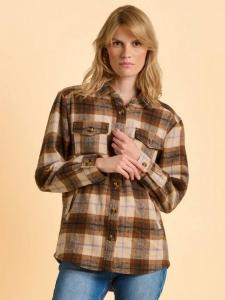 Элоуэн шакард с клетчатым принтом и мраморными пуговицами Brakeburn