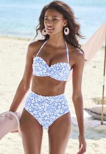 Топ бикини Vivance Bikini top, Himmelblau-Weiß/Light Blue