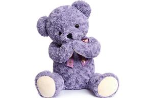 BOWEN BEAR Плюшевый мишка, Bowtie Blush Bear, розовый/фиолетовый/хаки плюшевая кукла 40см высота