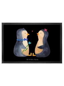 Коврик для ног Mr. & Mrs. Panda, черный