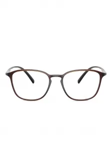 Очки в прямоугольной оправе GIORGIO ARMANI, коричневый