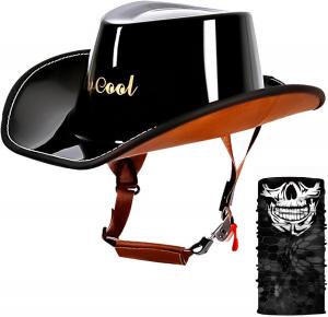 Полушлем OZSSLJJ, черный