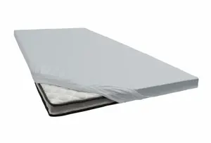 Простыня Janine "TOPPER 5001/", с эластичным краем по низу 180-200х200-220 см, 1 шт., цвет silberfarben