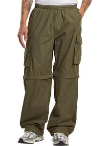 Urban Classics Брюки-карго со съемными штанинами, цвет хаки