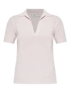 Футболка с V-образным вырезом Blumarine, розовый