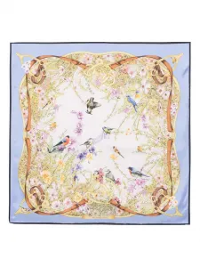 Платок Edwardian Garden Aspinal Of London, синий