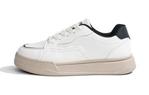 Нескользящие, легкие, увеличивающие рост, низкие женские кроссовки RENBEN, Beige Black