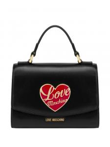 Love Moschino сумка-тоут с аппликацией, черный