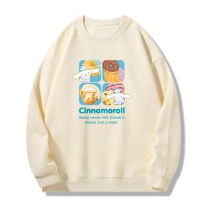 Свитшот Cinnamoroll Yugui Dog Unisex Sanrio, светло-бежевый