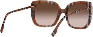 Солнцезащитные очки BURBERRY BE 4323 400513 Caroll Check Brown Gradient Br, Check Brown