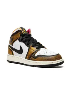 Кроссовки Air Jordan 1 Mid SE Jordan Kids, коричневый