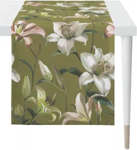 APELT дорожка для стола "5602 SUMMERTIME, летнее украшение, лето ", (1 шт.), цифровая печать 48х140 см, цвет grün/natur