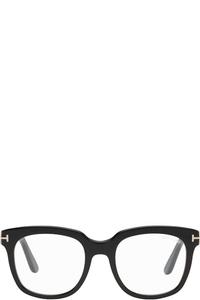 Большие очки в черно-синей оправе TOM FORD