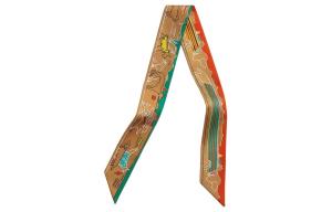 HERMES Шелковый  платок Multicolor