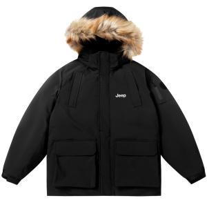 Стеганая куртка унисекс Jeep, черный
