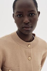 Кардиган с пуговицами H&M, бежевый