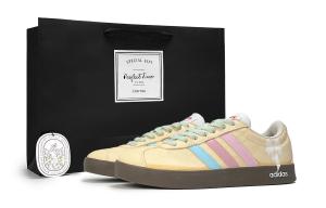 Adidas Neo Кроссовки для скейтбординга VL Court 2.0 с противоскользящим износостойким верхом, унисекс, желто-розовые